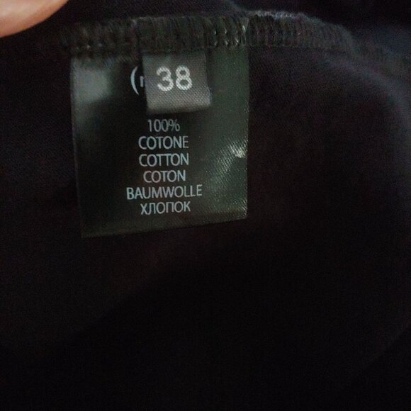 (NUDE) Clothing Italy Black Studded Grunge Rocker Goth Vampy Moody EU 38 Top - Picture 11 of 11